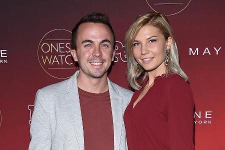 Frankie Muniz mit seiner Ehefrau Paige Price