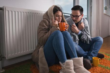 Wer verfroren ist, könnte bereits einheizen.