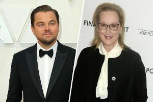 Haben beide bei der Netflix-Komödie "Don't Look Up" angeheuert: Leonardo DiCaprio und Meryl Streep.