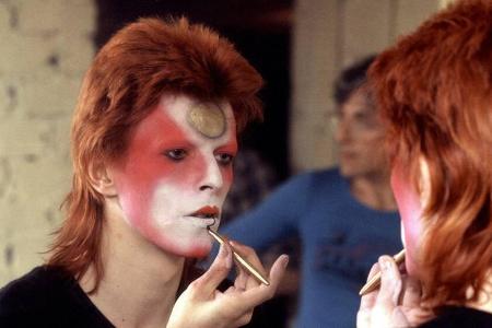 David Bowie im Jahr 1973: Er verwandelt sich in Ziggy Stardust.
