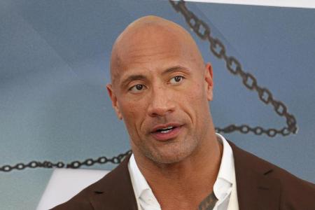 Schauspieler und Ex-Wrestler Dwayne Johnson trainiert immer noch hart