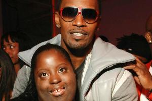 Jamie Foxx und Deondra bei einer Veranstaltung