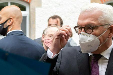 Frank-Walter Steinmeier auf einem Termin vor wenigen Tagen