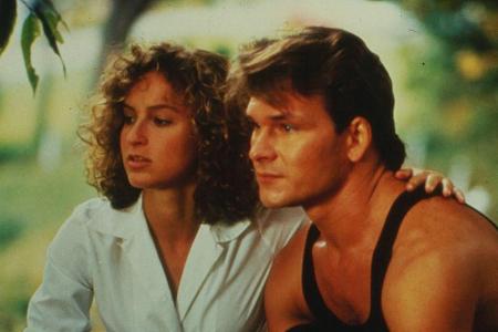 Patrick Swayze als Johnny Castle mit seinem 