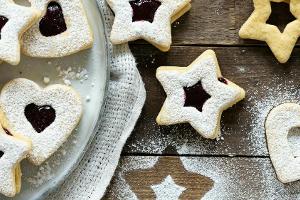 Spitzbuben schmecken auch ohne Zucker.
