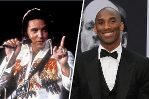 Elvis Presley verstarb bereits vor über 43 Jahren, Basketballer Kobe Bryant nicht einmal vor einem Jahr.