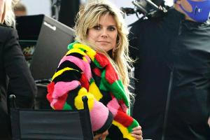 Heidi Klum dreht in Berlin für "Germany's next Topmodel".