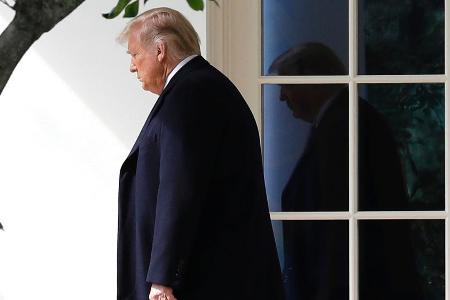 Donald Trump selbst scheinen Zweifel zu kommen.