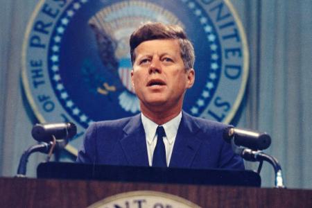 John F. Kennedy wurde am 8. November 1960 zum 35. Präsident der Vereinigten Staaten gewählt