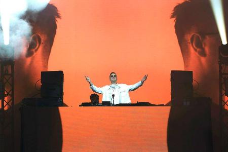 Robin Schulz bei einem Konzert in Hannover.