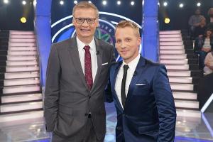 Günther Jauch (l.) mit Oliver Pocher in der Sendung "Das Phänomen Günther Jauch"