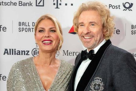 Thomas Gottschalk mit seiner Lebensgefährtin Karina Mroß