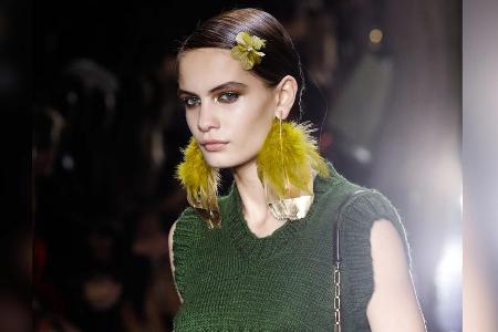 Designer Tom Ford schickte seine Models im Februar 2020 in Strick über den Laufsteg.