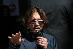 Johnny Depp am Dienstag (7. Juli) vor einem Londoner Gericht.