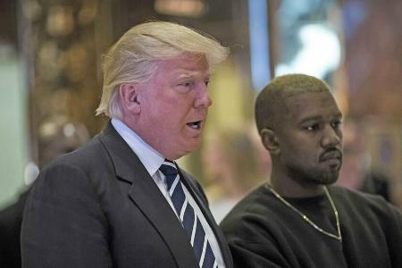 Tritt Kanye West (r.) wirklich gegen Donald Trump bei der diesjährigen Wahl an?