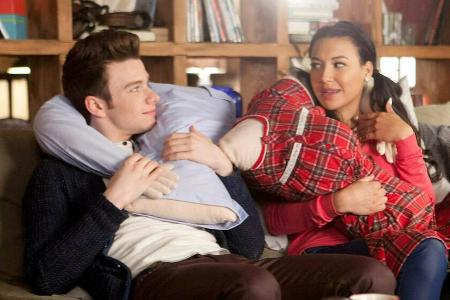 Chris Colfer und Naya Rivera in einer Szene aus 