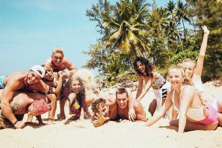 Momo, Jürgen, Oliver, Yana & Tayisiya, Andrea, Sandy, Hubert, Kate, Annemarie am 