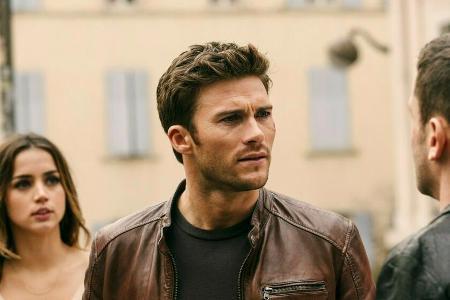 Scott Eastwood mit Ana de Armas und Freddie Thorp (r.) in 
