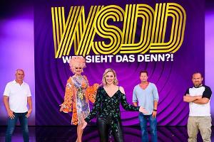 "Wer sieht das denn?!": Ruth Moschner (M.) und ihre Gäste