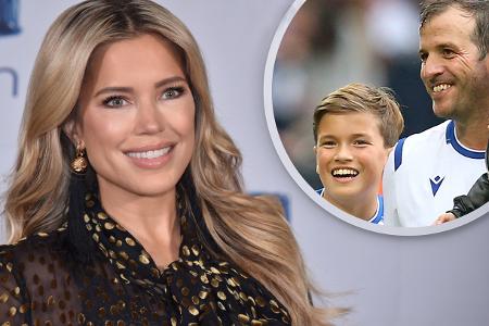 Rafael van der Vaart (r.) mit seiner damaligen Frau Sylvie Meis und dem gemeinsamen Sohn Damian im Jahr 2013 in den Niederla...