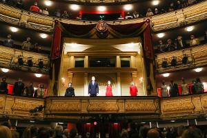Spanisches Königspaar eröffnet neue Theater-Saison in Madrid