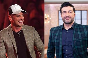 "Die Superhändler"-Moderator Sükrü Pehlivan (rechts) begrüßt Pietro Lombardi.