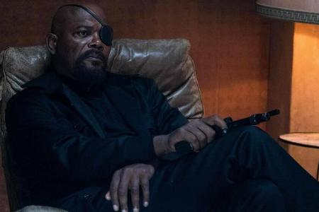 Samuel L. Jackson in seinem Marvel-Charakter Nick Fury.