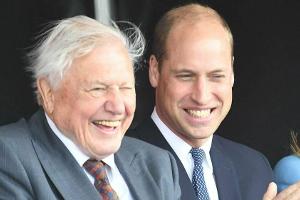 Sir David Attenborough (li.) und Prinz William bei einer Veranstaltung im September 2019.