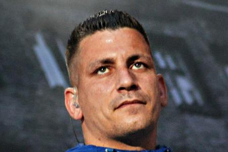 Kristoffer Jonas Klauß alias Gzuz bei einem Auftritt beim Helene Beach Festival