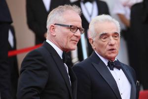Festivaldirektor Thierry Fremaux (l.) mit Regisseur Martin Scorsese