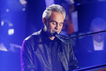 Andrea Bocelli während eines seiner Konzerte