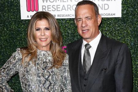 Rita Wilson und Tom Hanks auf dem roten Teppich