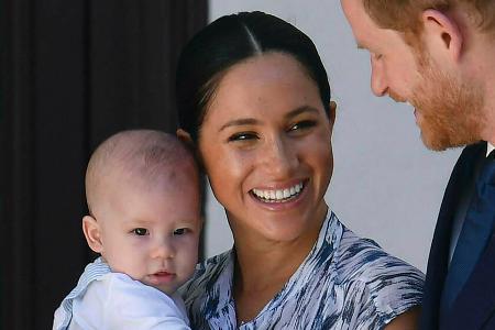 Prinz Harry mit Herzogin Meghan und ihrem Sohn Archie