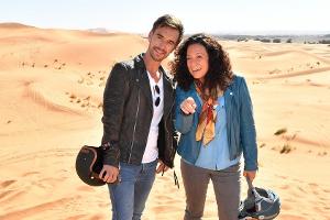 Hanna Liebhold (Barbara Wussow) ist es gelungen, Kapitän Max Parger (Florian Silbereisen) zu einem "Skiausflug" in die golde...