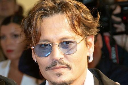 Johnny Depp bei einem Auftritt in Venedig