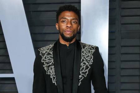 Chadwick Boseman im Jahr 2018 bei der Vanity Fair Oscar Party.