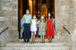 Die spanische Königsfamilie während eines Mallorca-Besuchs.