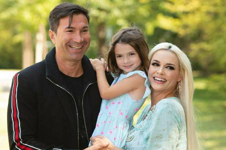 Glückliche, kleine Familie: Lucas Cordalis, die kleine Sophia und Daniela Katzenberger