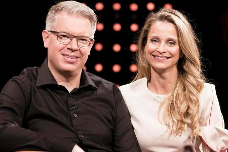 Frank Thelen und Ehefrau Nathalie im Juli 2020 bei der Talkshow 