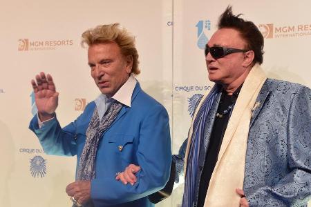 Siegfried Fischbacher (l.) und der verstorbene Roy Horn 2014 in ihrer Wahlheimat Las Vegas.