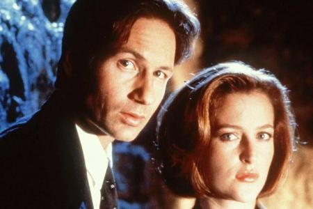 David Duchovny und Gillian Anderson als Mulder und Scully
