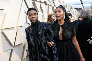 Chadwick Boseman und Taylor Simone Ledward bei den Oscars im vergangenen Jahr