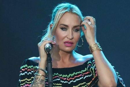 Sängerin Sarah Connor während eines Auftritts im vergangenen Jahr.