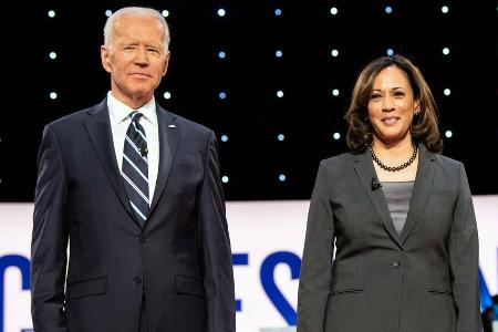 Joe Biden und Kamala Harris waren ursprünglich Konkurrenten als mögliche Präsidentschaftskandidaten der Demokraten.