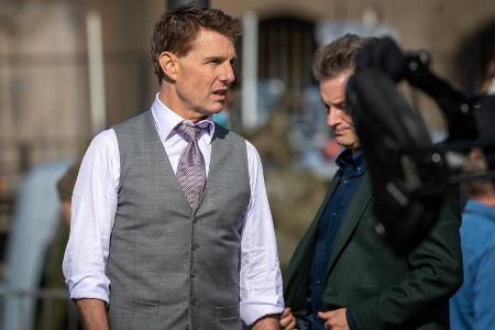 Tom Cruise bei den Dreharbeiten zu 