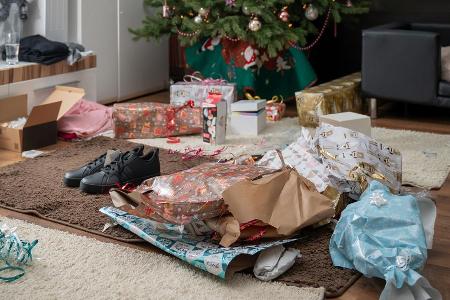 Jedes Jahr entstehen an Weihnachten riesige Berge an Verpackungsmüll.
