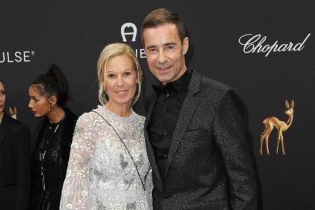 Ilke und Kai Pflaume bei der Bambi-Verleihung 2019 im Festspielhaus in Baden-Baden.