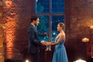 Leander und Melissa im Finale der "Bachelorette"