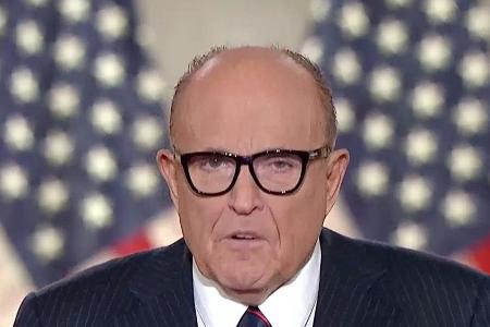 Rudy Giuliani bei einem Auftritt im Sommer 2020
