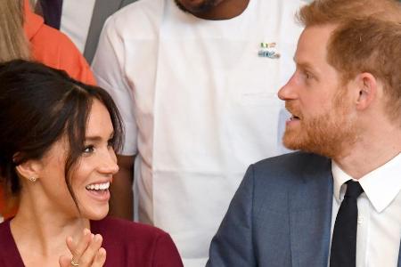 Prinz Harry und Herzogin Meghan bei einem Auftritt in Windsor.